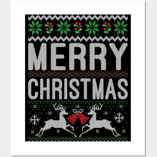 Merry Christmas ugly christmas sweater Posters and Art